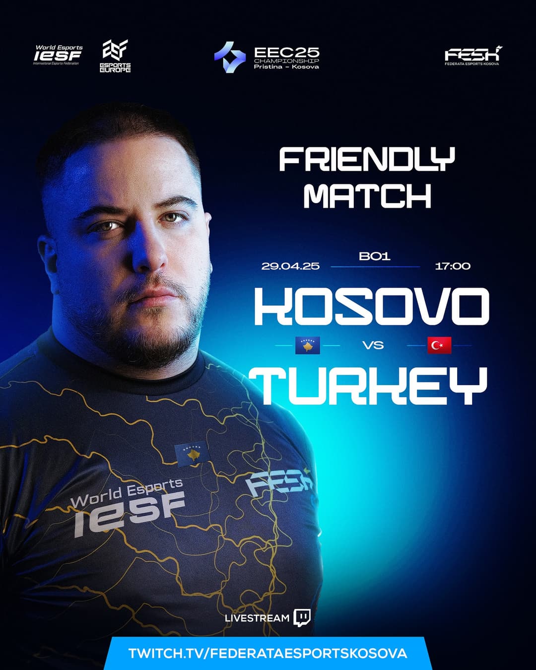 CS2: Kosovo vs Turkey – BO1 Friendly Match! 🎮
